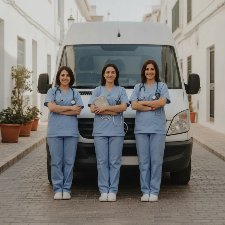 Matrona equipo en Santa Cruz de Tenerife